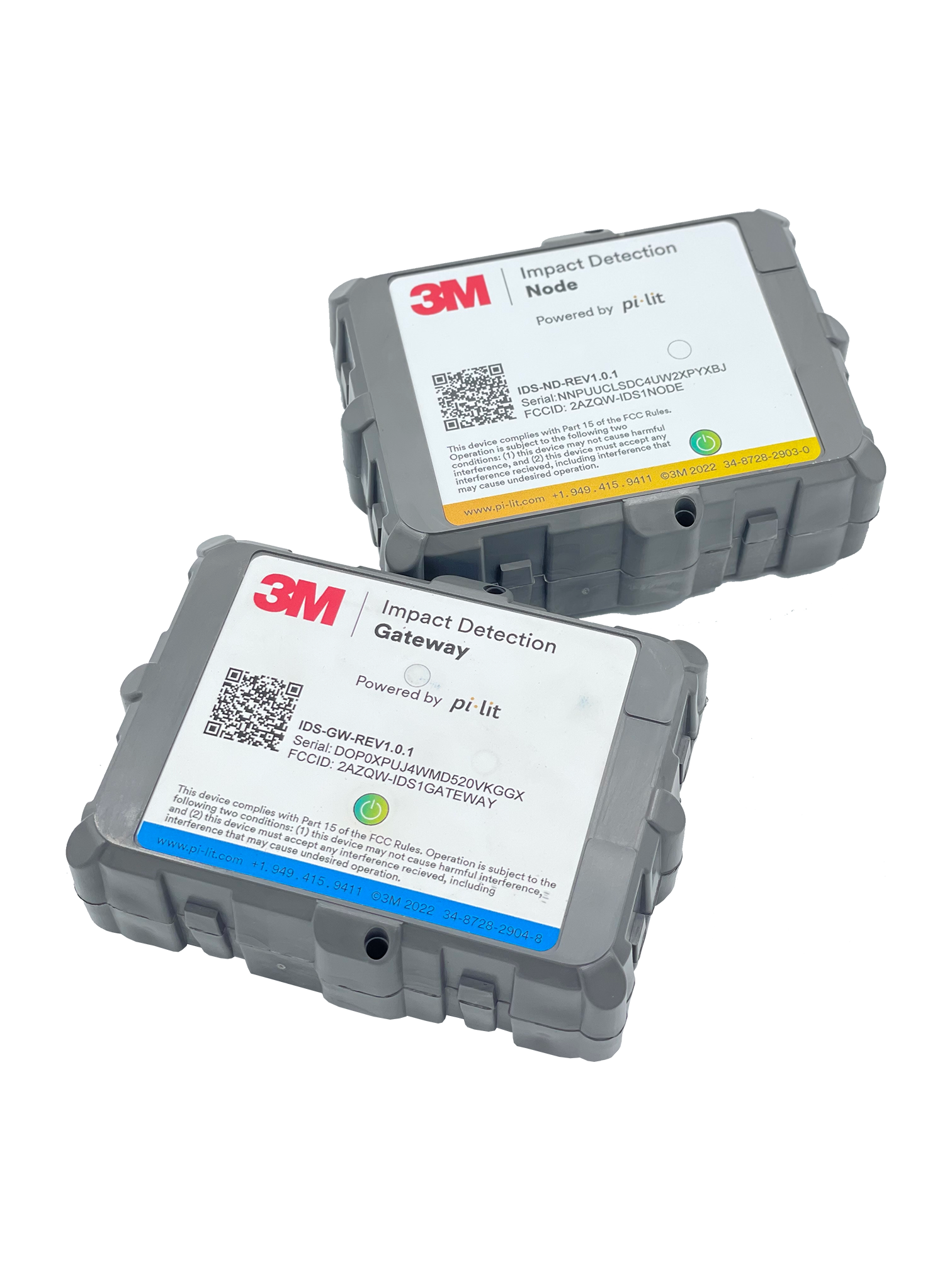 pi-lit® impact detection system - node & gateway devices