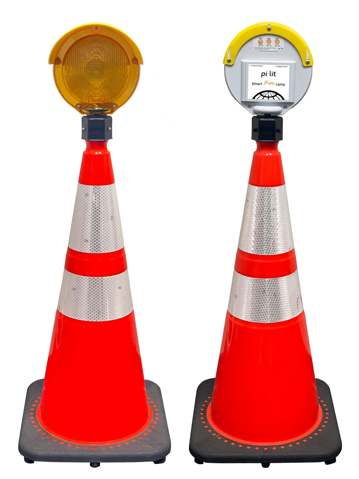 pi-lit®’s Smart Sequential Cone-Top Lamps