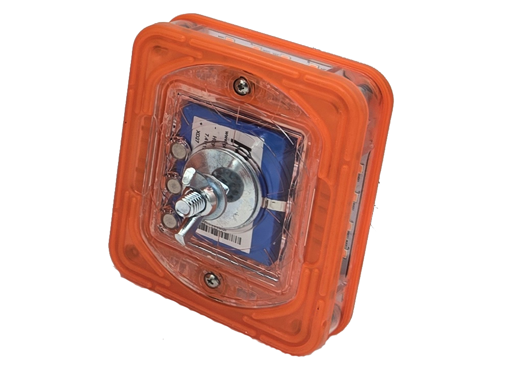 Smart Work Zone Sequential Flare with Adapter Attached